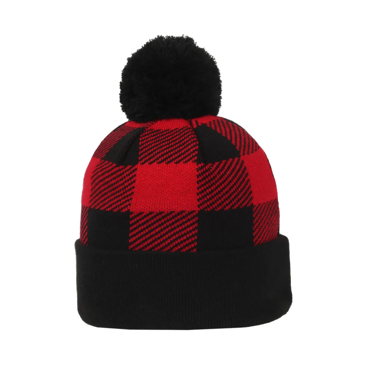 Outdoor Cap KNF-PLD Buffalo Plaid Solid Panel Beanie Unisex Accessories Hats & Caps
