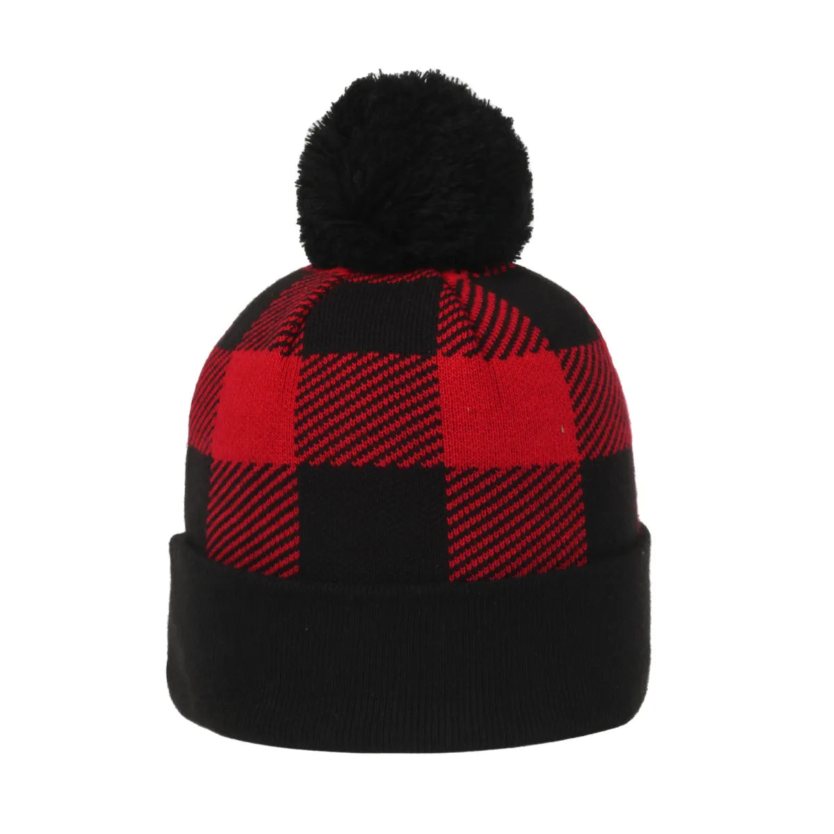 Outdoor Cap KNF-PLD Buffalo Plaid Solid Panel Beanie Unisex Accessories Hats & Caps