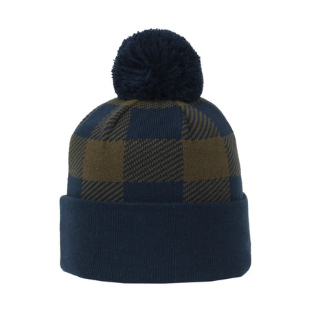 Outdoor Cap KNF-PLD Buffalo Plaid Solid Panel Beanie Unisex Accessories Hats & Caps