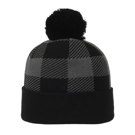 Outdoor Cap KNF-PLD Buffalo Plaid Solid Panel Beanie Unisex Accessories Hats & Caps