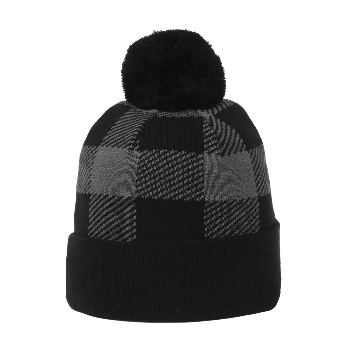 Outdoor Cap KNF-PLD Buffalo Plaid Solid Panel Beanie Unisex Accessories Hats & Caps