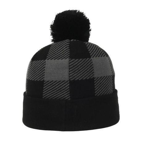 Outdoor Cap KNF-PLD Buffalo Plaid Solid Panel Beanie Unisex Accessories Hats & Caps