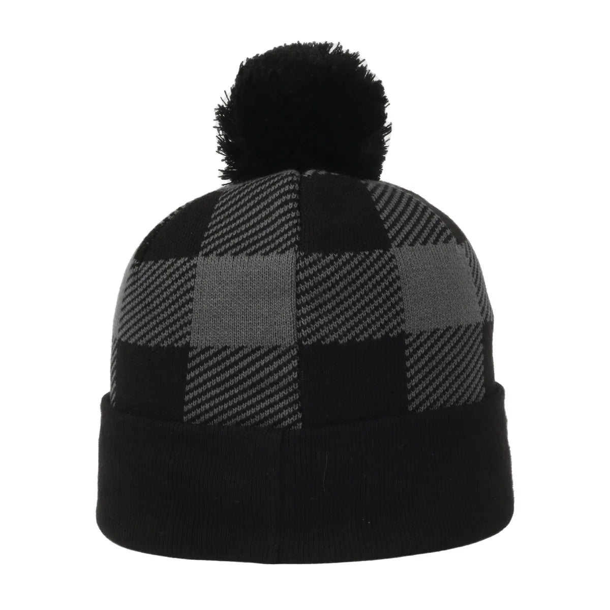 Outdoor Cap KNF-PLD Buffalo Plaid Solid Panel Beanie Unisex Accessories Hats & Caps
