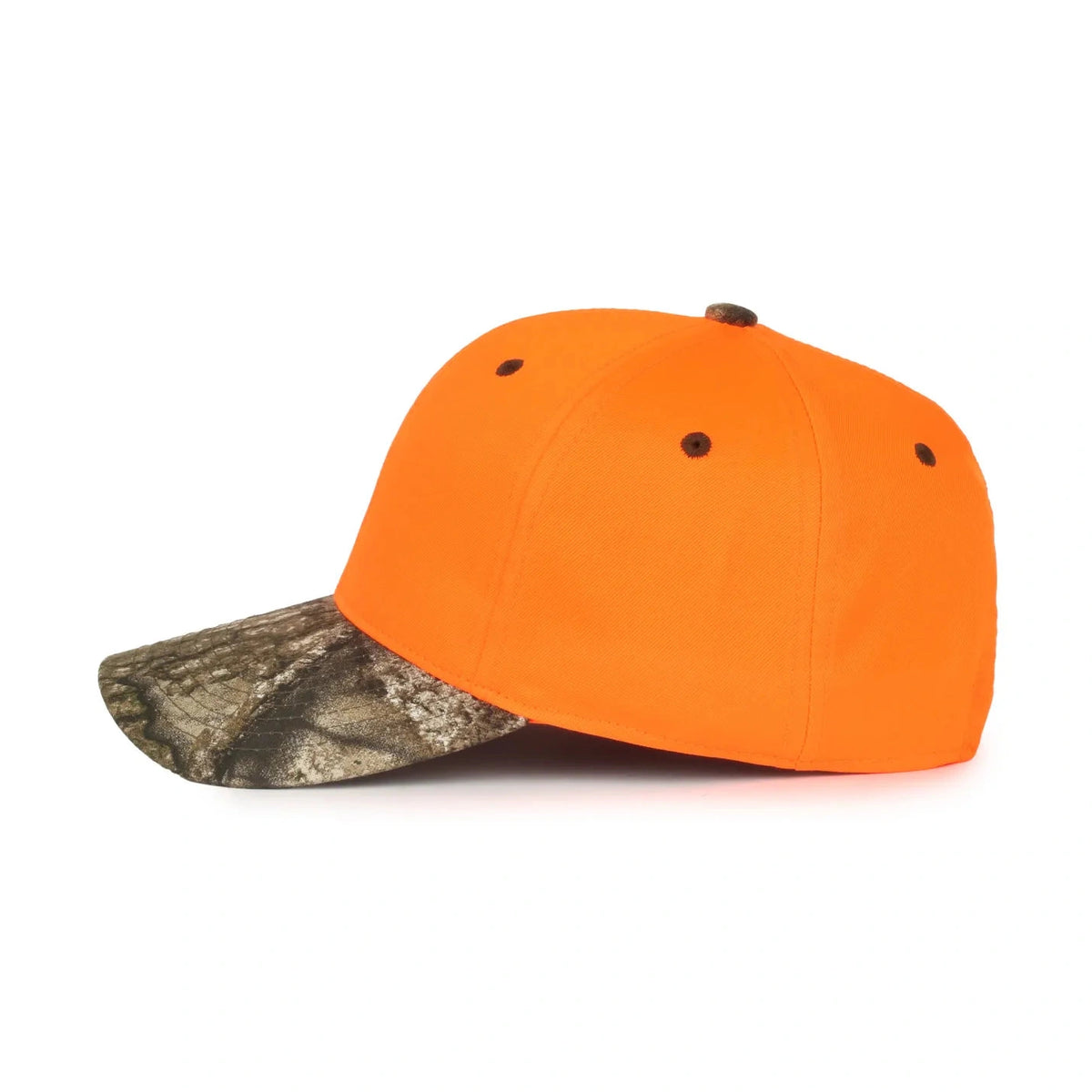 Outdoor Cap 202IS Blaze/ Camo Structured Solid Back Hat-7
