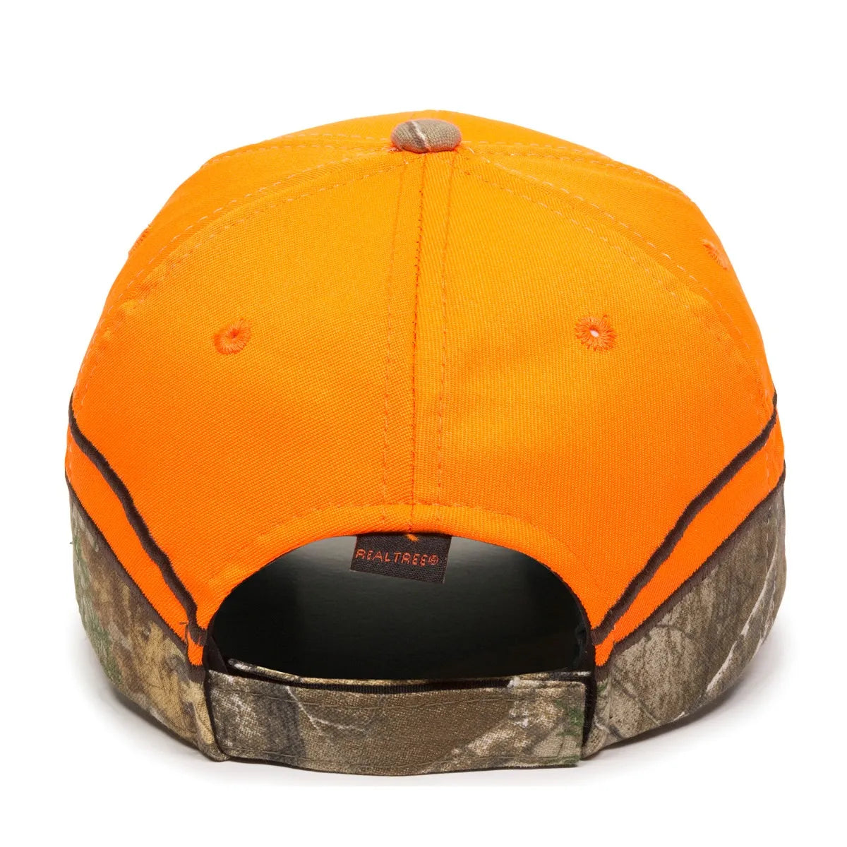 Outdoor Cap BLZ-615 Blaze/ Realtree Structured Solid Back Hat Unisex Accessories Hats & Caps