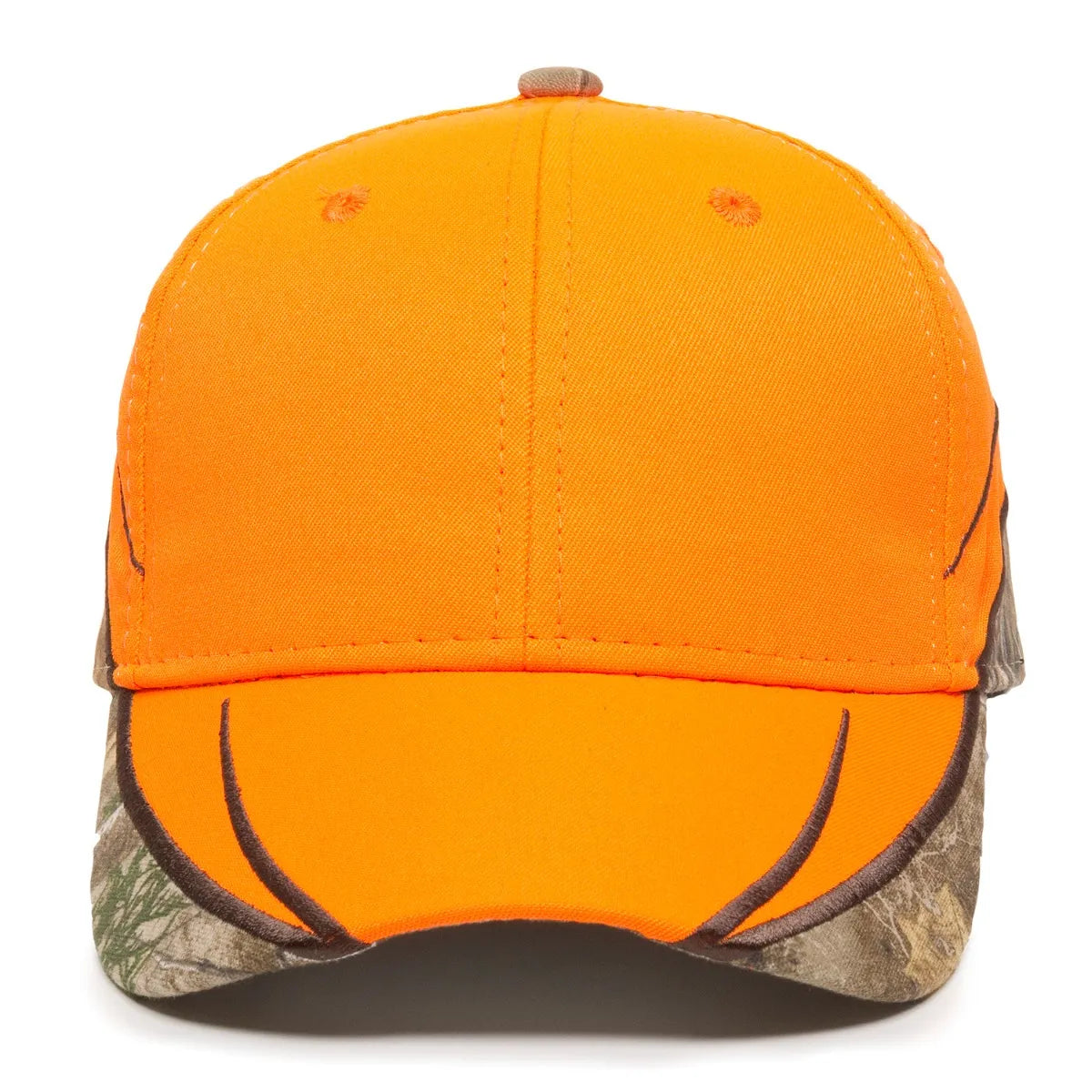 Outdoor Cap BLZ-615 Blaze/ Realtree Structured Solid Back Hat Unisex Accessories Hats & Caps