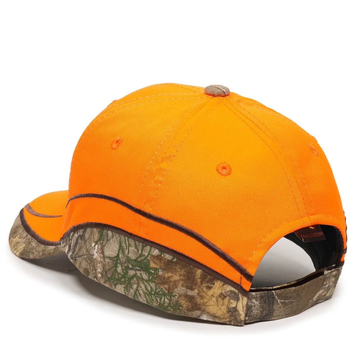 Outdoor Cap BLZ-615 Blaze/ Realtree Structured Solid Back Hat Unisex Accessories Hats & Caps