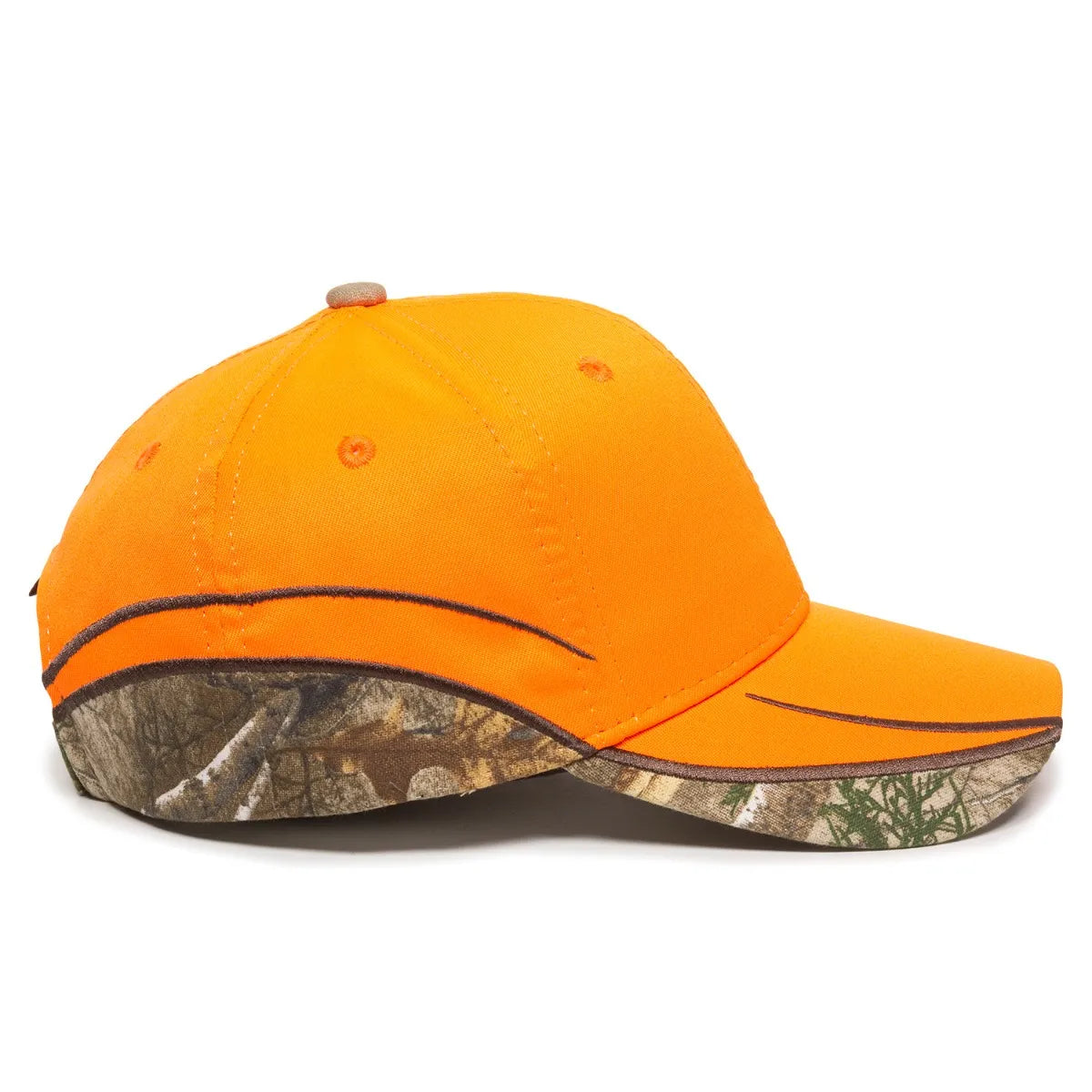 Outdoor Cap BLZ-615 Blaze/ Realtree Structured Solid Back Hat Unisex Accessories Hats & Caps