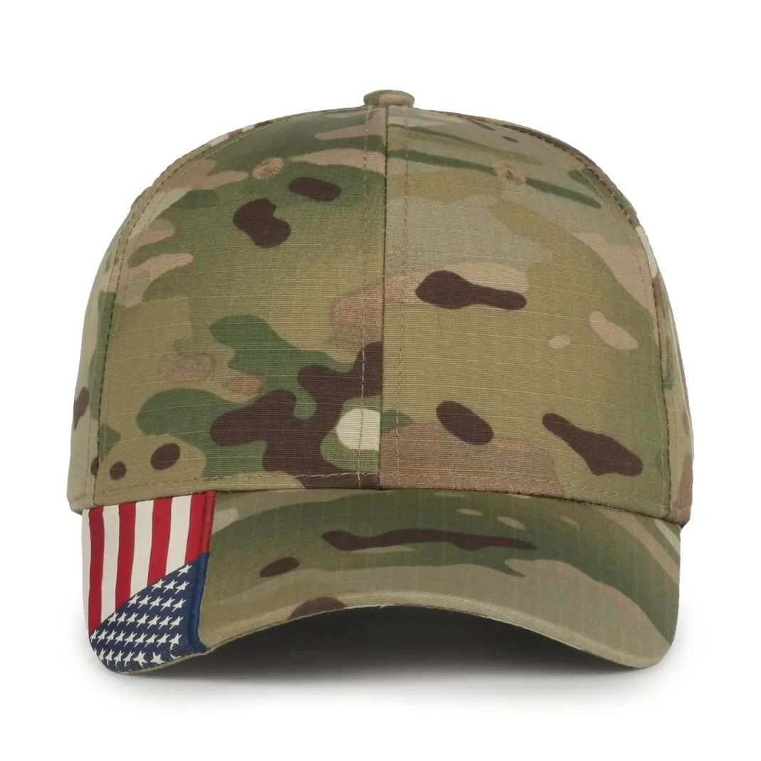 Outdoor Cap CWF-405 Structured Solid Back Hat-2