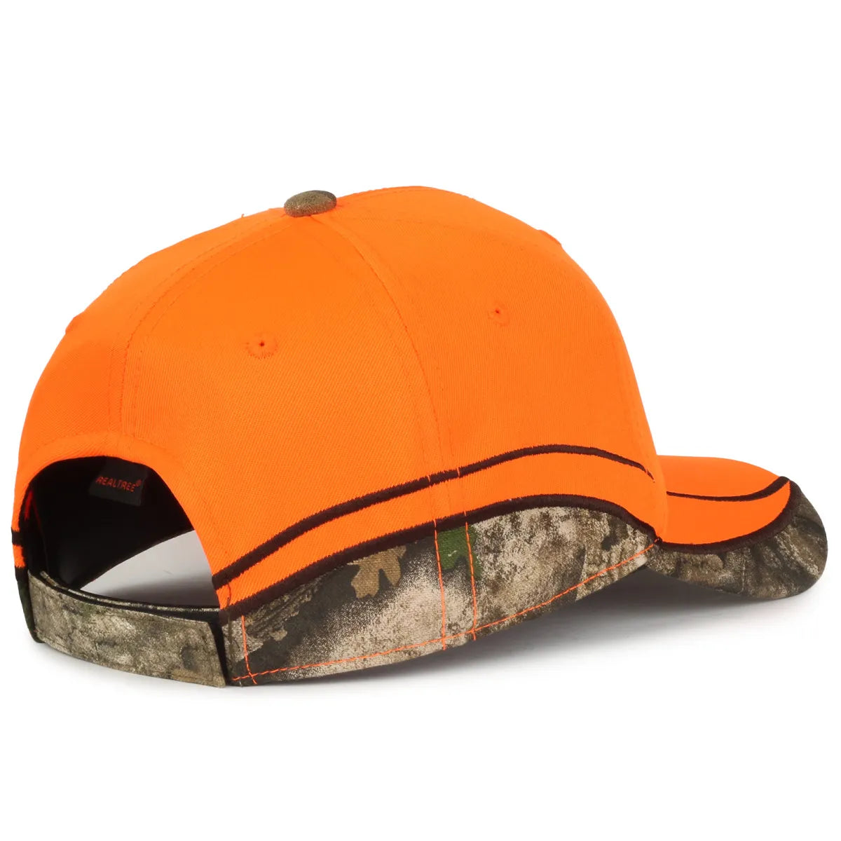 Outdoor Cap BLZ-615 Blaze/ Realtree Structured Solid Back Hat Unisex Accessories Hats & Caps