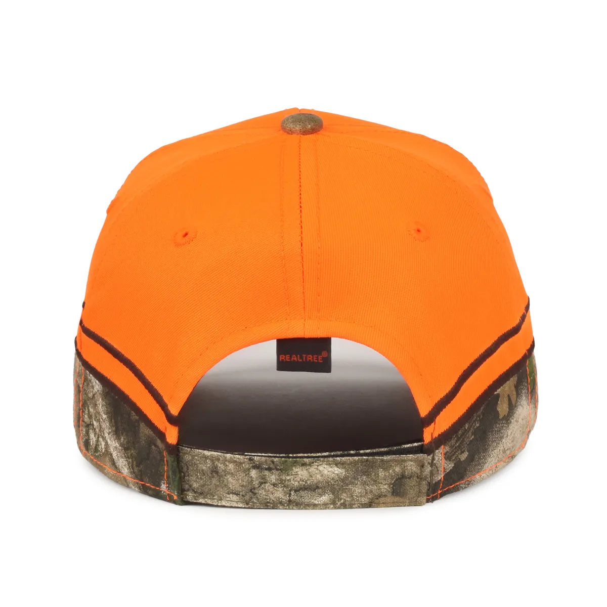 Outdoor Cap BLZ-615 Blaze/ Realtree Structured Solid Back Hat Unisex Accessories Hats & Caps