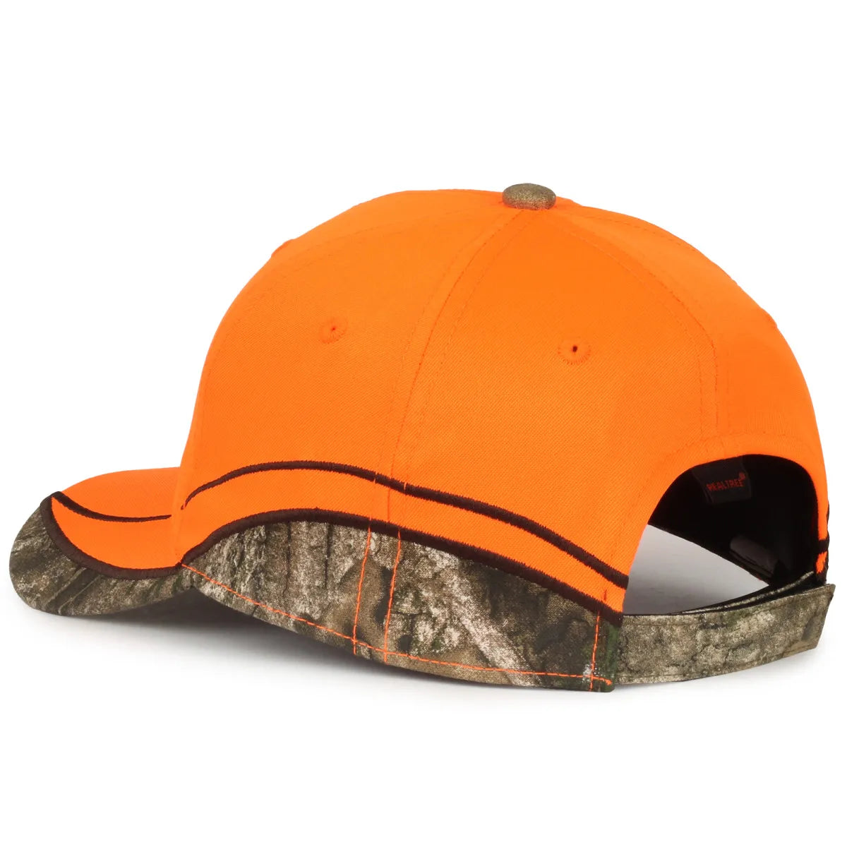 Outdoor Cap BLZ-615 Blaze/ Realtree Structured Solid Back Hat Unisex Accessories Hats & Caps