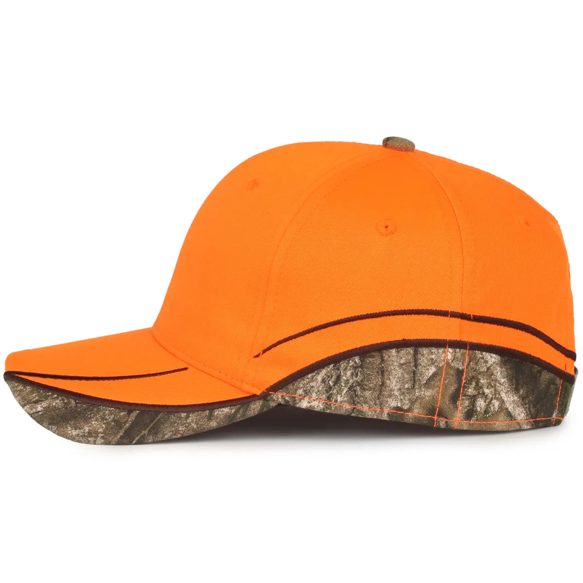 Outdoor Cap BLZ-615 Blaze/ Realtree Structured Solid Back Hat Unisex Accessories Hats & Caps