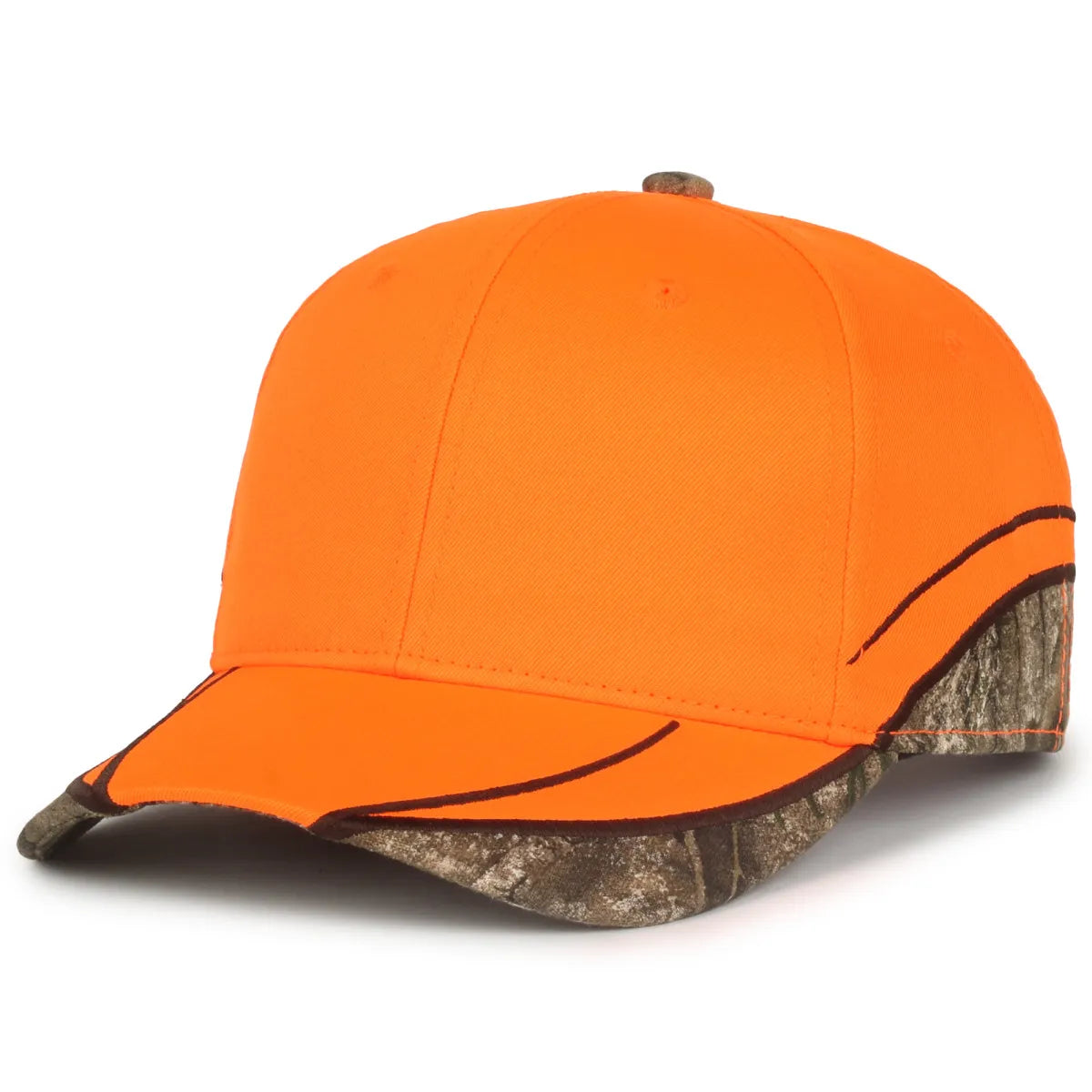 Outdoor Cap BLZ-615 Blaze/ Realtree Structured Solid Back Hat Unisex Accessories Hats & Caps