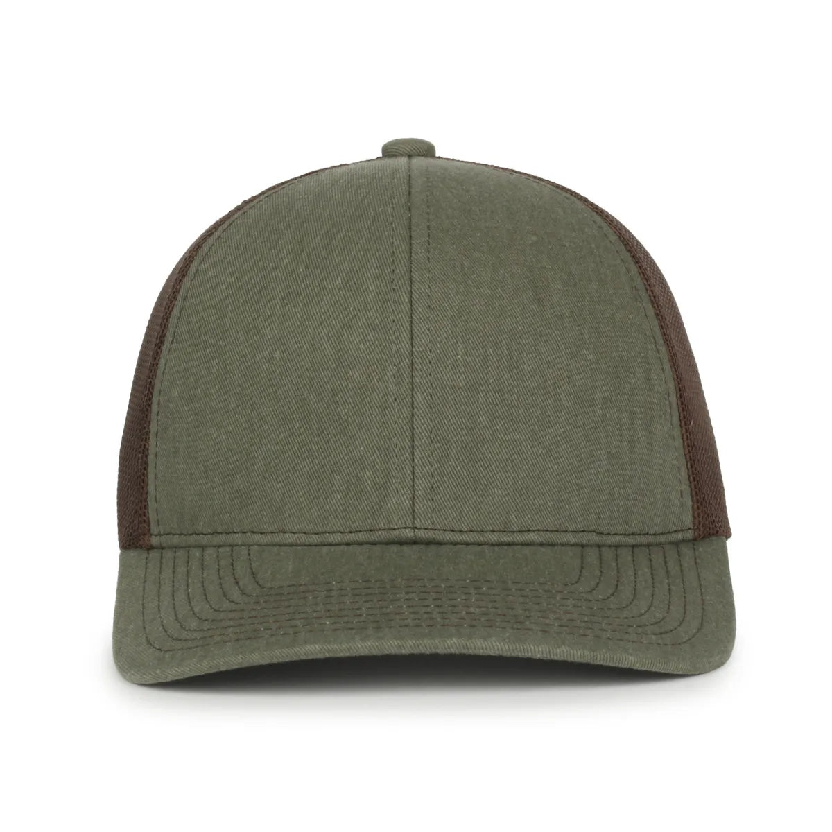 Outdoor Cap PDT20M Pigment Dyed Structured Trucker Hat Unisex Accessories Hats & Caps