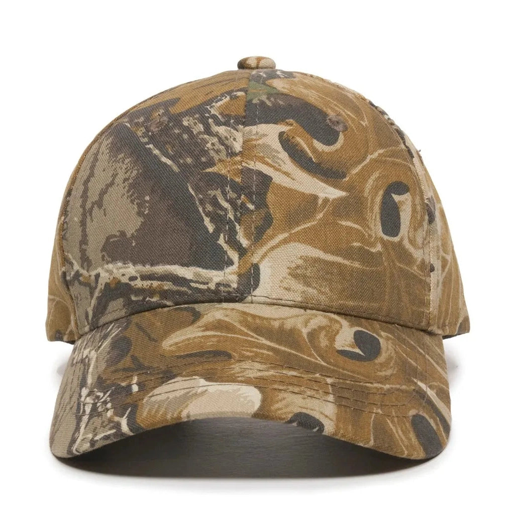 Outdoor Cap 401PC Camo Structured Solid Back Hat-3