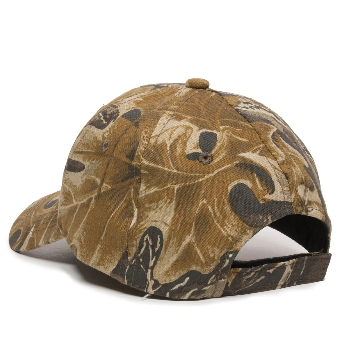 Outdoor Cap 401PC Camo Structured Solid Back Hat-6