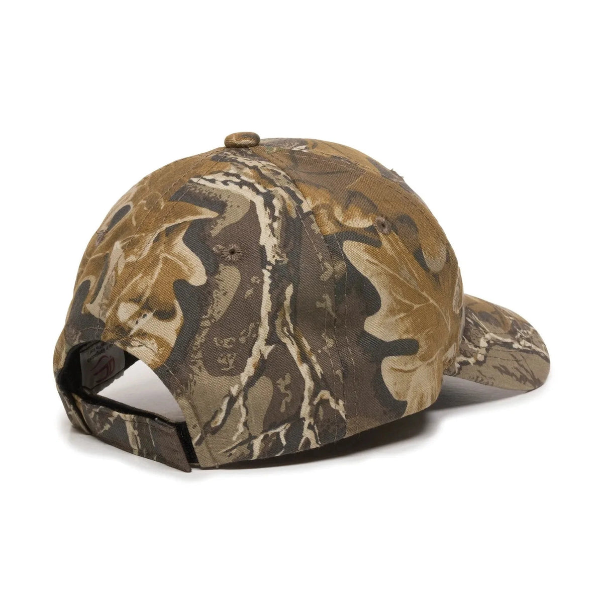 Outdoor Cap 401PC Camo Structured Solid Back Hat-7