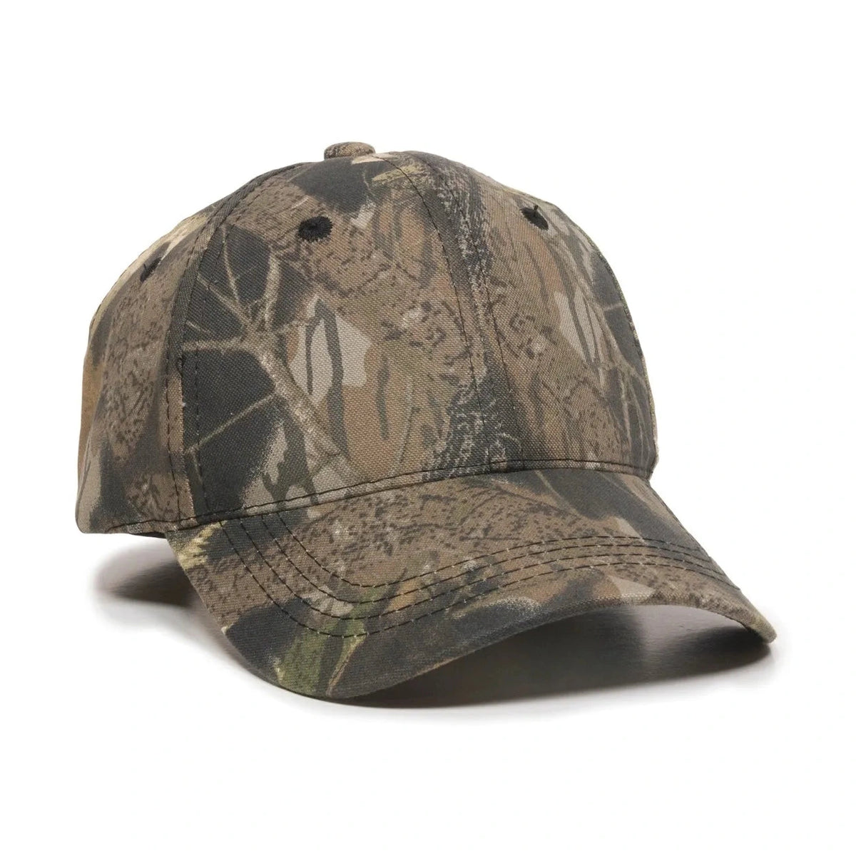 Outdoor Cap 401PC Camo Structured Solid Back Hat-1