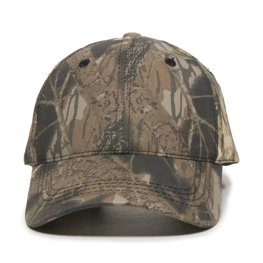 Outdoor Cap 401PC Camo Structured Solid Back Hat-3