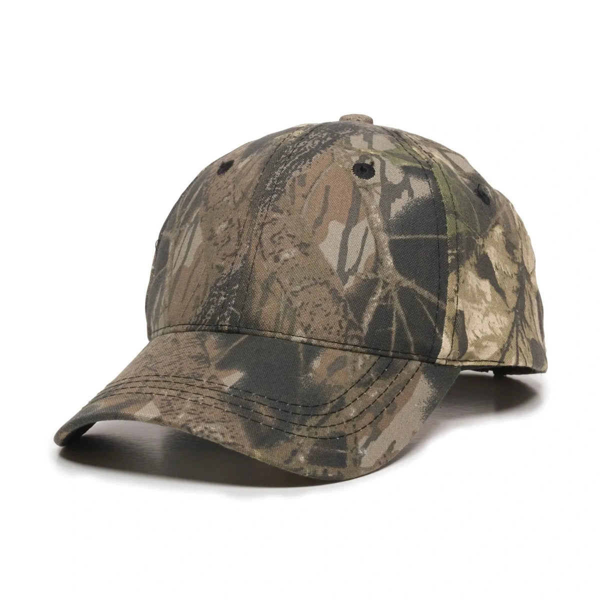 Outdoor Cap 401PC Camo Structured Solid Back Hat-4