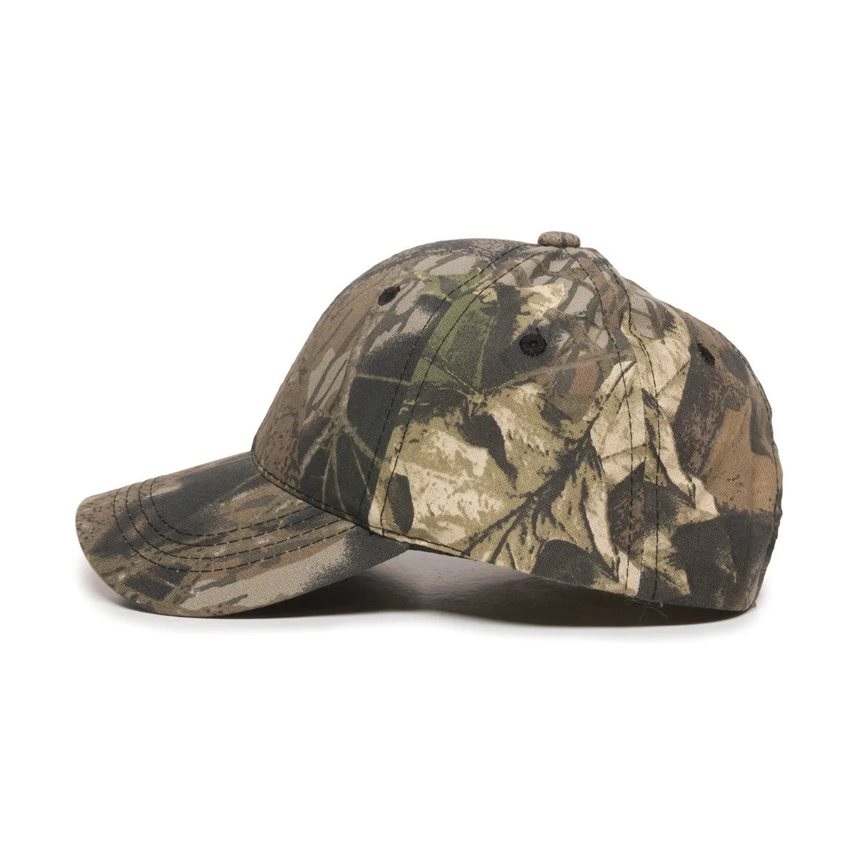 Outdoor Cap 401PC Camo Structured Solid Back Hat-5