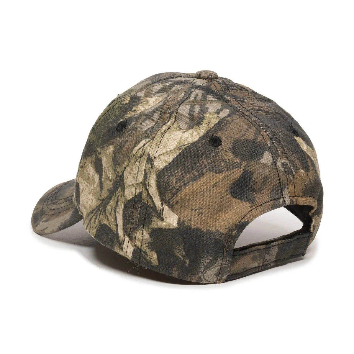 Outdoor Cap 401PC Camo Structured Solid Back Hat-6