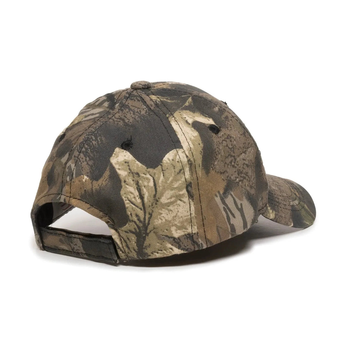 Outdoor Cap 401PC Camo Structured Solid Back Hat-7