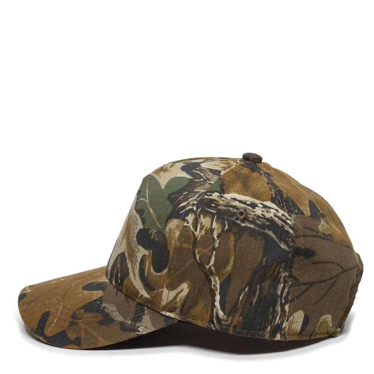 Outdoor Cap 501PC Structured Solid Back Hat Unisex Accessories Hats & Caps