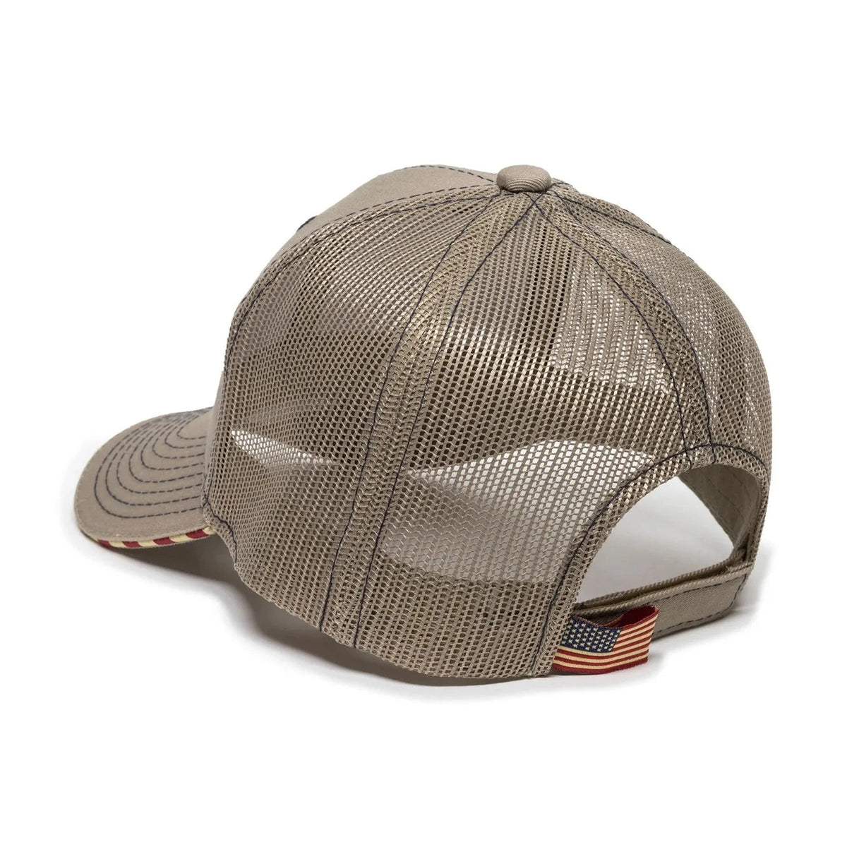Outdoor Cap USA-800M Contrast Stitch Structured Trucker Hat-6