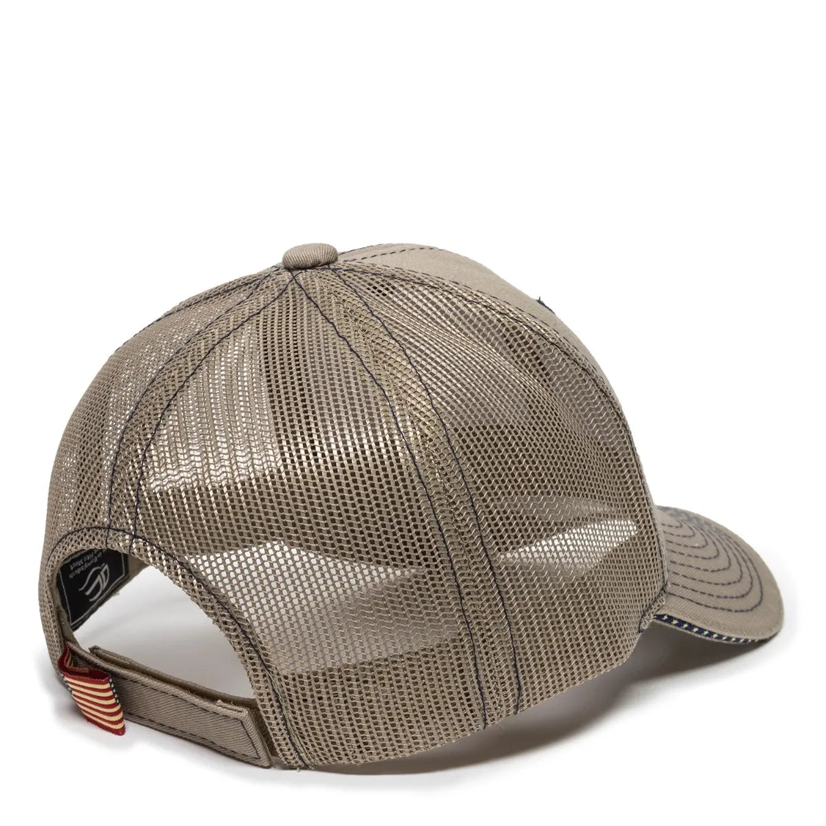 Outdoor Cap USA-800M Contrast Stitch Structured Trucker Hat Unisex Accessories Hats & Caps