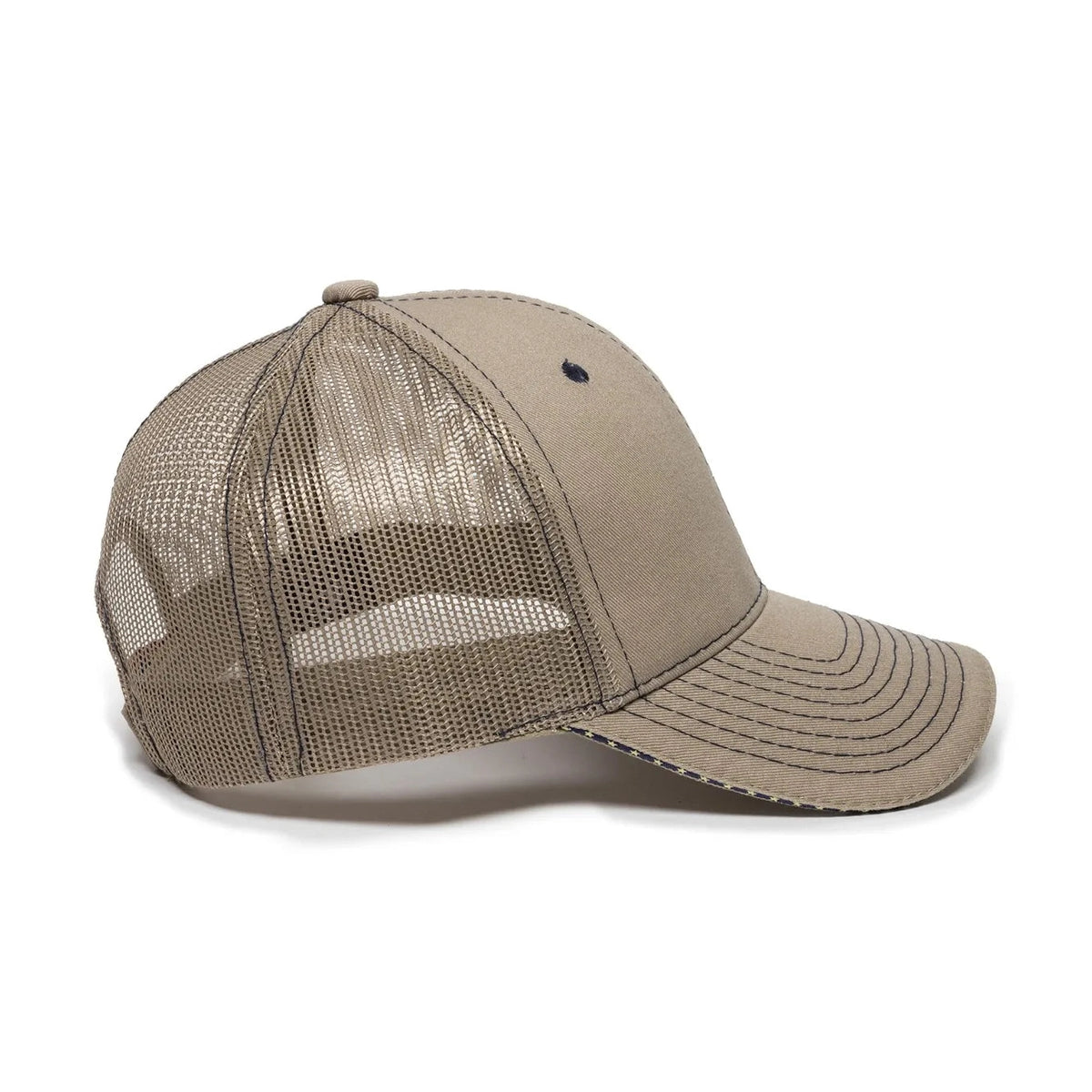 Outdoor Cap USA-800M Contrast Stitch Structured Trucker Hat-8