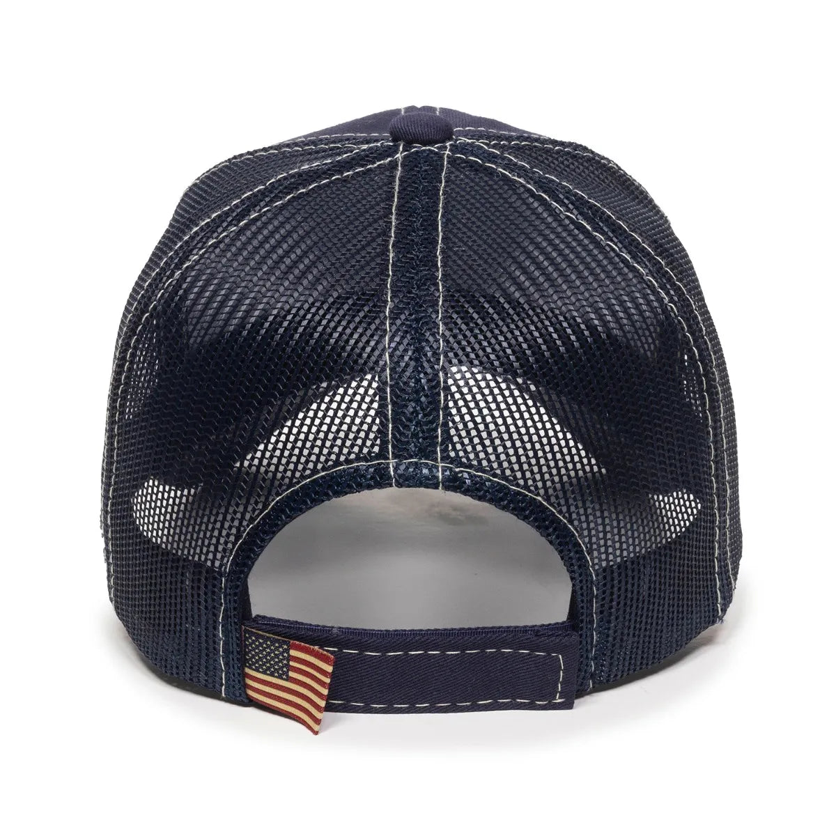 Outdoor Cap USA-800M Contrast Stitch Structured Trucker Hat Unisex Accessories Hats & Caps