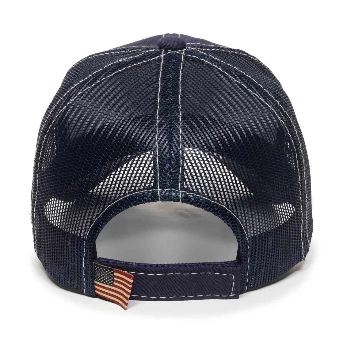 Outdoor Cap USA-800M Contrast Stitch Structured Trucker Hat-2