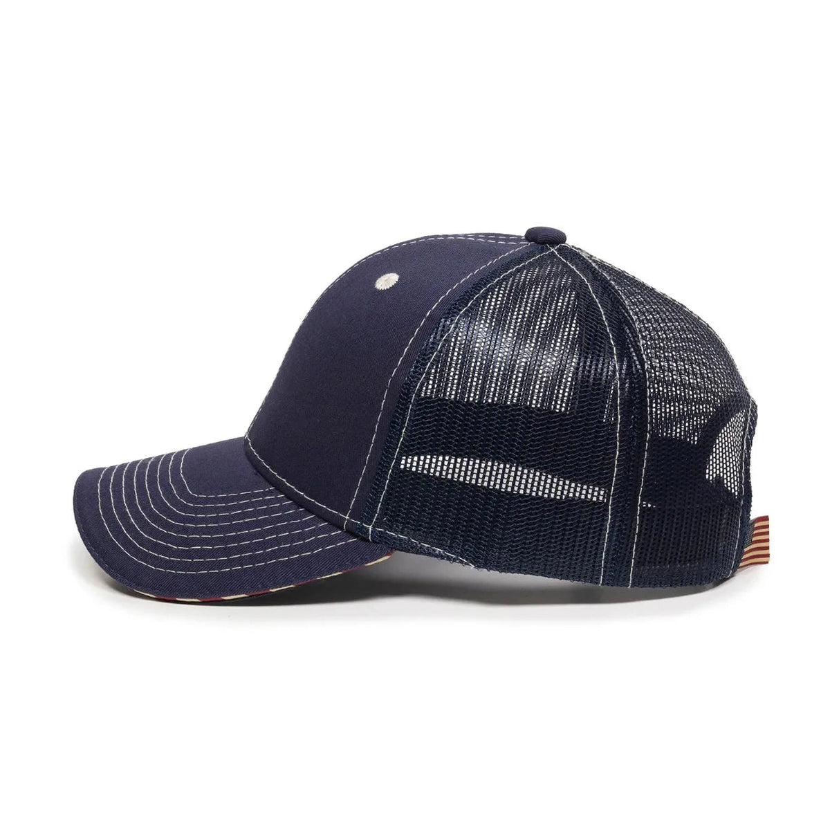 Outdoor Cap USA-800M Contrast Stitch Structured Trucker Hat-5