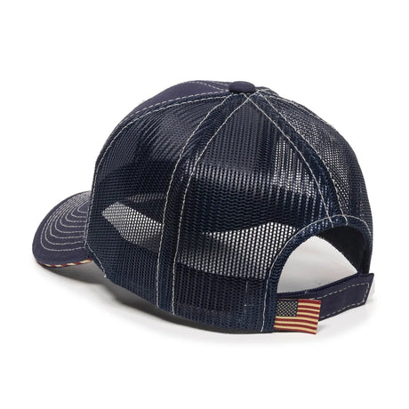 Outdoor Cap USA-800M Contrast Stitch Structured Trucker Hat Unisex Accessories Hats & Caps