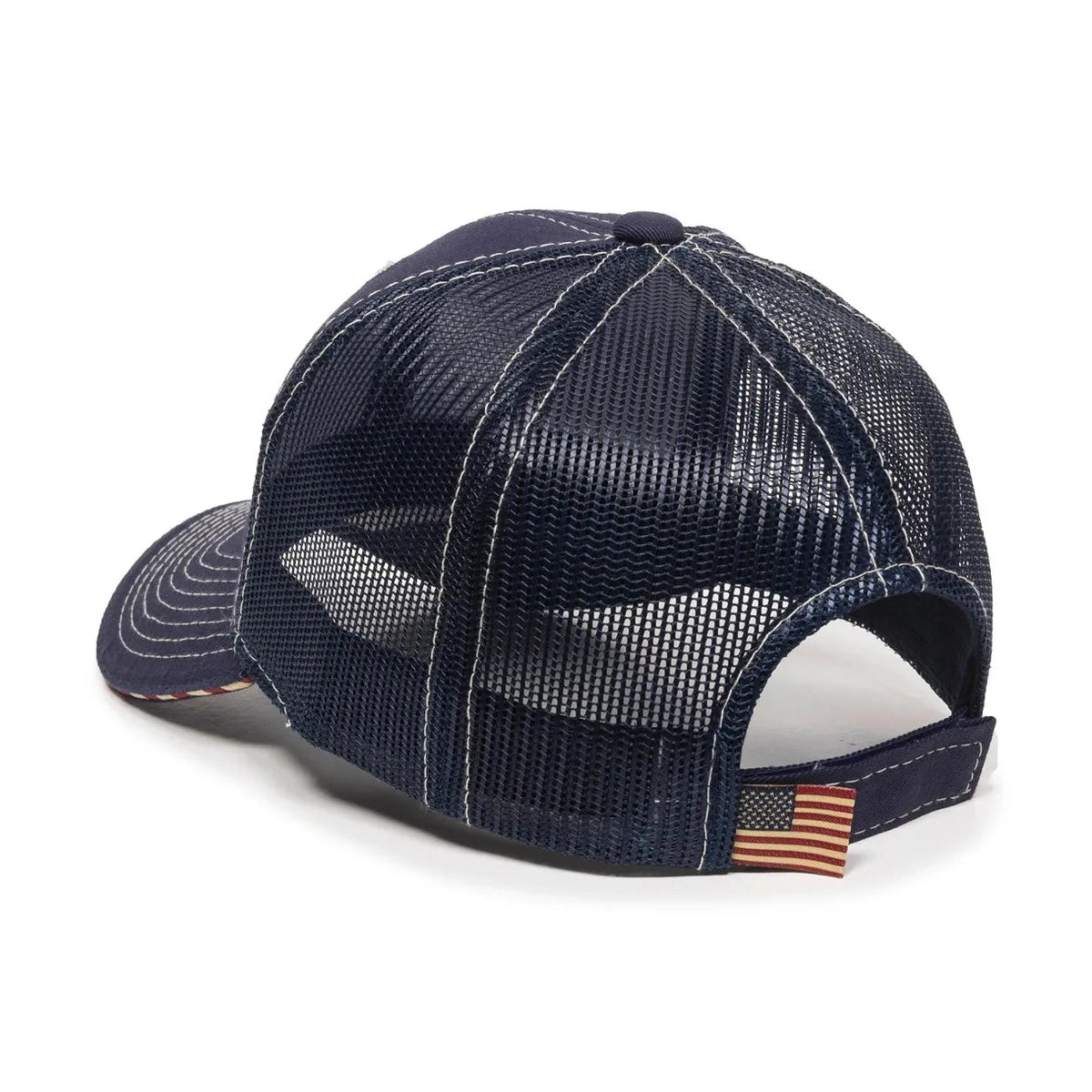 Outdoor Cap USA-800M Contrast Stitch Structured Trucker Hat-6
