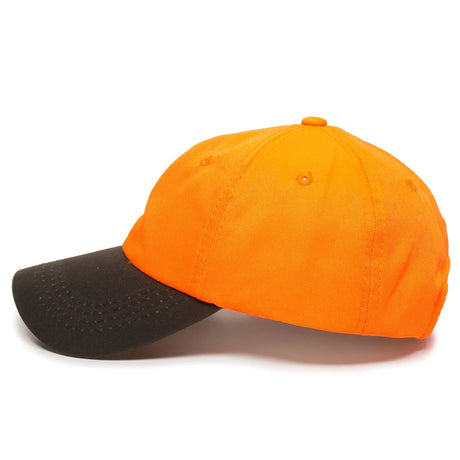 Outdoor Cap 553IS Blaze/ Dark Brown Unstructured Solid Back Hat Unisex Accessories Hats & Caps