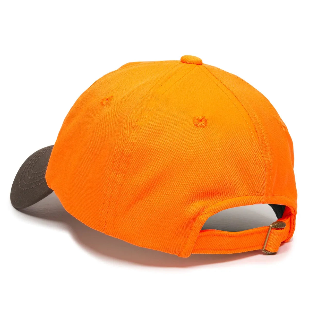 Outdoor Cap 553IS Blaze/ Dark Brown Unstructured Solid Back Hat Unisex Accessories Hats & Caps