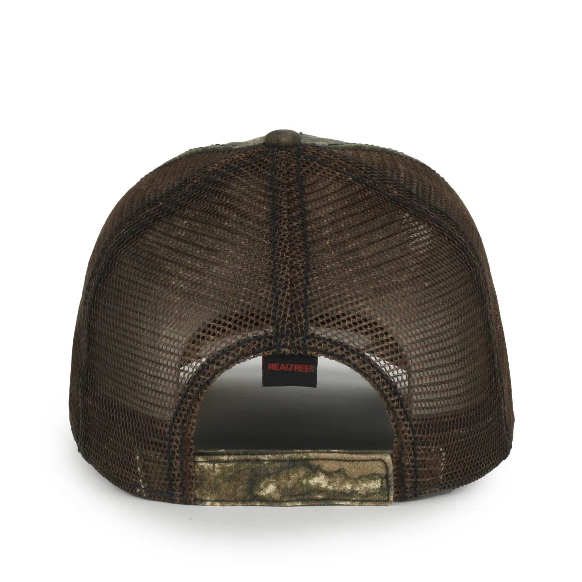 Outdoor Cap CWF-310 Flag Water Print Unstructured Trucker Hat Unisex Accessories Hats & Caps