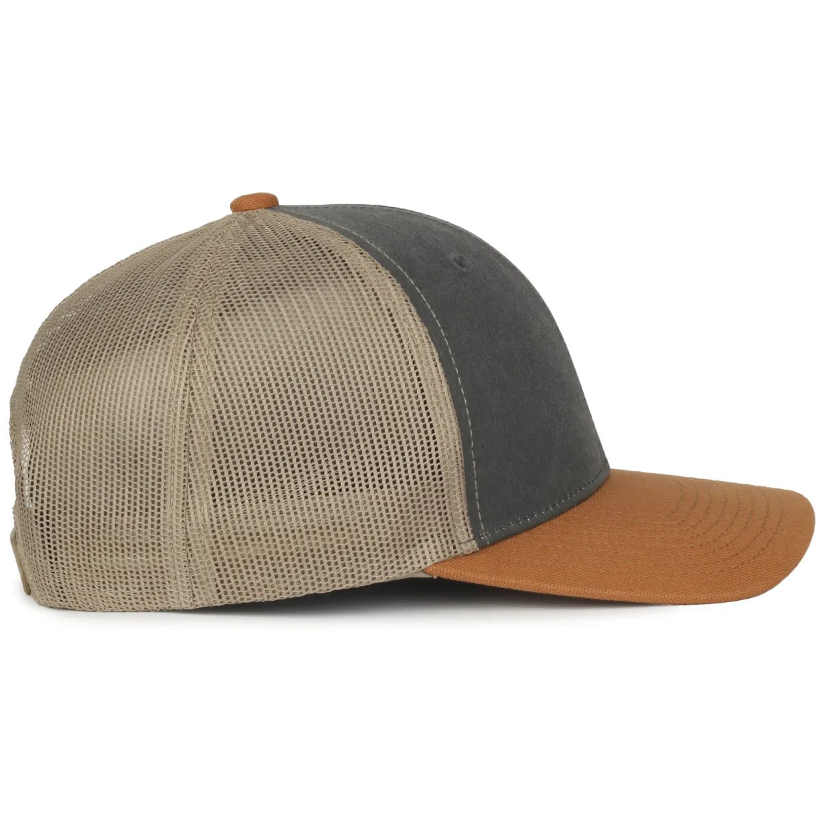 Outdoor Cap HPD-615M Premium Rugged Structured Trucker Hat Unisex Accessories Hats & Caps