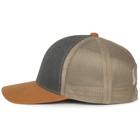 Outdoor Cap HPD-615M Premium Rugged Structured Trucker Hat Unisex Accessories Hats & Caps
