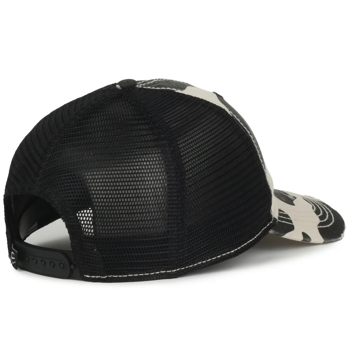 Outdoor Cap OC801P Holstein - Black Unstructured Trucker Hat-4