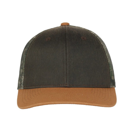 Outdoor Cap HPC-615M Weathered Cotton Structured Trucker Hat Unisex Accessories Hats & Caps