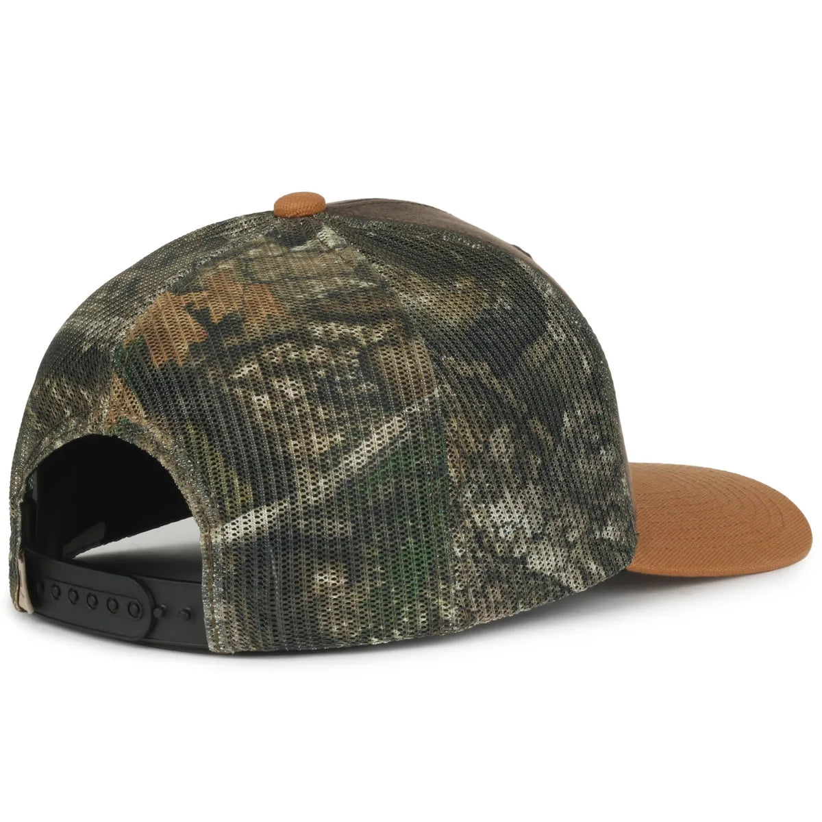 Outdoor Cap HPC-615M Weathered Cotton Structured Trucker Hat Unisex Accessories Hats & Caps