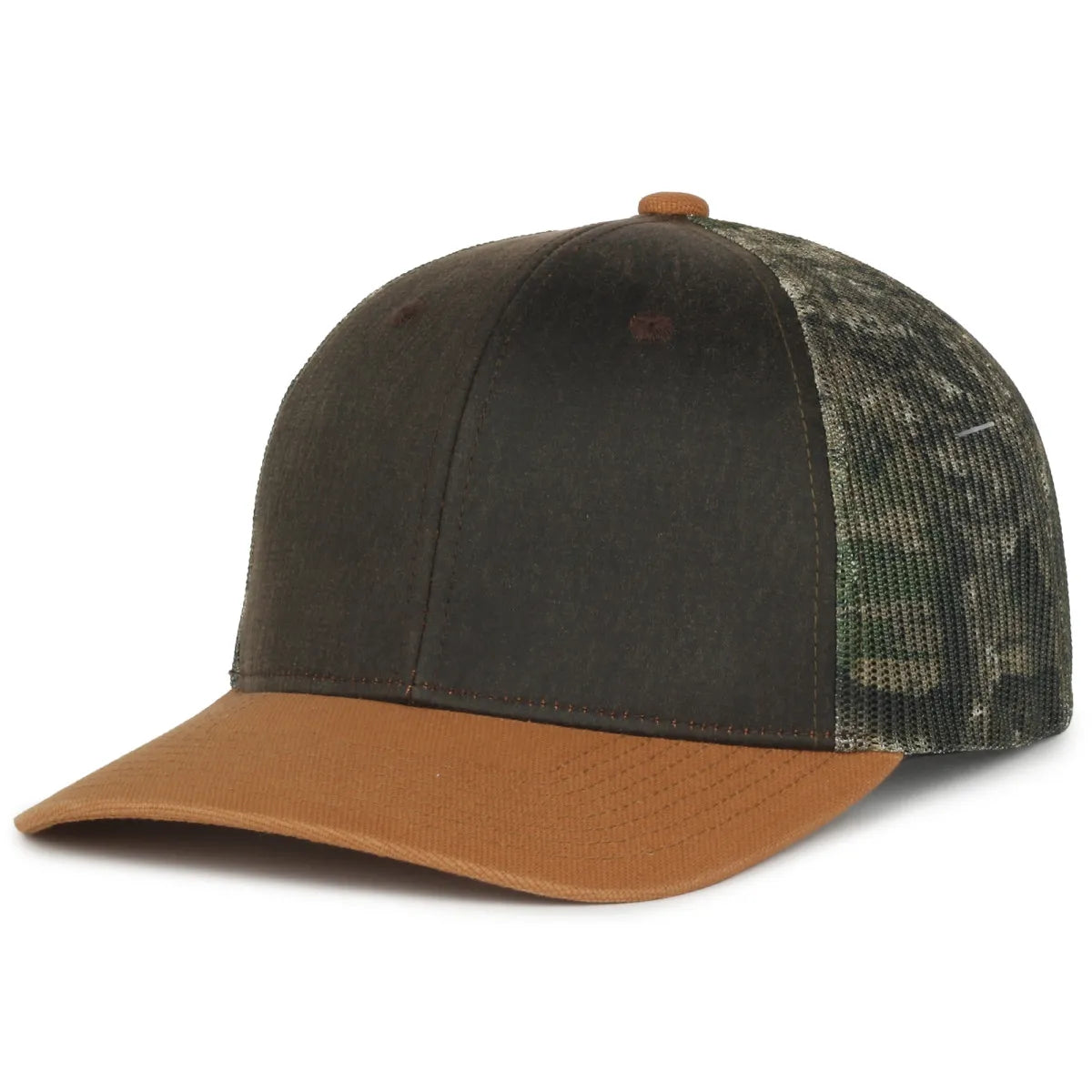 Outdoor Cap HPC-615M Weathered Cotton Structured Trucker Hat Unisex Accessories Hats & Caps