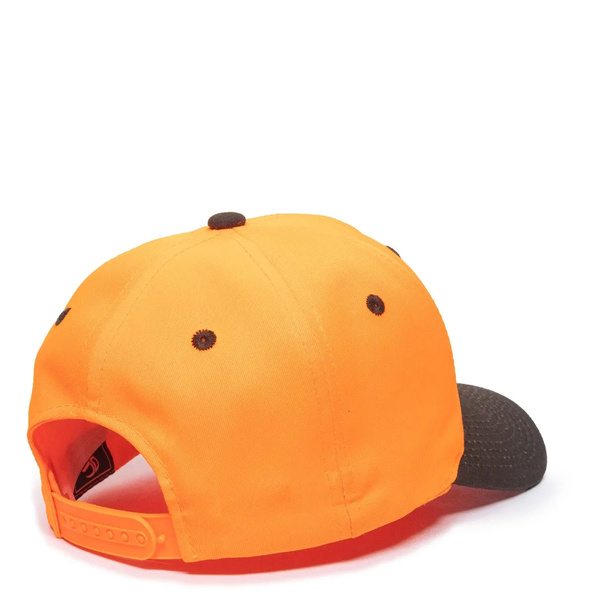 Outdoor Cap 550IS Blaze/ Dark Brown Structured Solid Back Hat-7