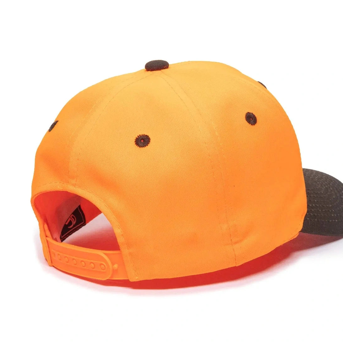 Outdoor Cap 550IS Blaze/ Dark Brown Structured Solid Back Hat-7