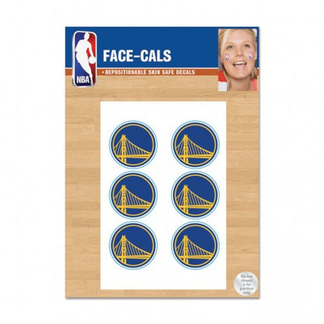 Wincraft Golden State Warriors Tattoo Face Cals Fan Gear NBA Golden State Warriors