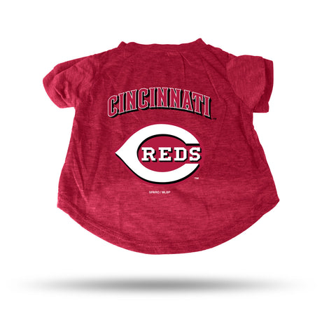 Rico Industries Cincinnati Reds Pet Tee Shirt Size Small Fan Gear MLB Cincinnati Reds